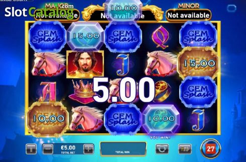 Οθόνη4. Kings Court Gem Splash Κουλοχέρης 