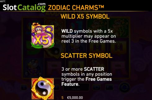 Οθόνη9. Zodiac Charms Κουλοχέρης 