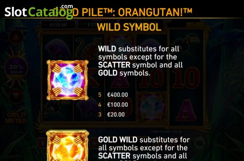 Οθόνη9. Gold Pile Orangutan Κουλοχέρης