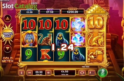 Οθόνη8. Gold Pile Orangutan Κουλοχέρης