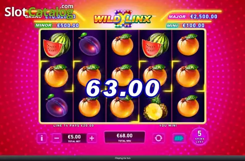 Οθόνη8. Wild Linx Κουλοχέρης