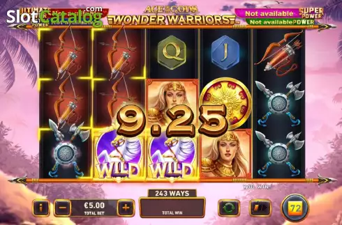 Οθόνη4. Age Of The Gods Wonder Warriors Κουλοχέρης