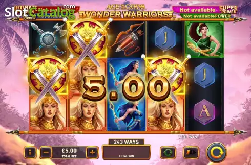 Οθόνη6. Age Of The Gods Wonder Warriors Κουλοχέρης