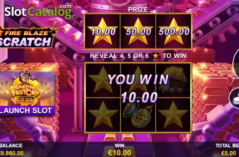 Οθόνη3. Fire Blaze Scratch Κουλοχέρης