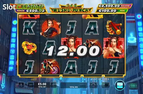 Οθόνη5. Wushu Punch Κουλοχέρης