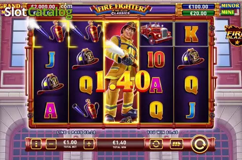 Οθόνη4. Fire Blaze Fire Fighter Κουλοχέρης