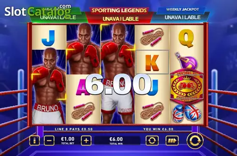 Οθόνη3. Frank Bruno Sporting Legends Κουλοχέρης