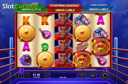 Οθόνη4. Frank Bruno Sporting Legends Κουλοχέρης