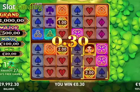Οθόνη3. Fire Blaze Quattro: Celtic Charm Κουλοχέρης