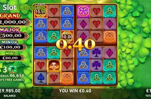 Οθόνη4. Fire Blaze Quattro: Celtic Charm Κουλοχέρης