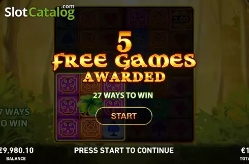 Οθόνη5. Fire Blaze Quattro: Celtic Charm Κουλοχέρης