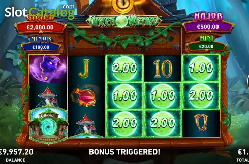 Οθόνη6. Fire Blaze: Green Wizard Κουλοχέρης