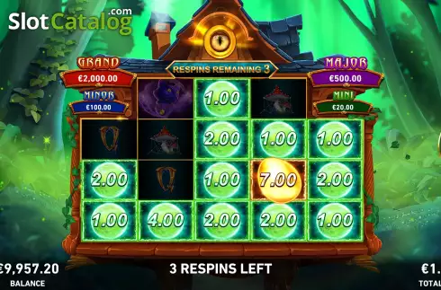 Οθόνη9. Fire Blaze: Green Wizard Κουλοχέρης