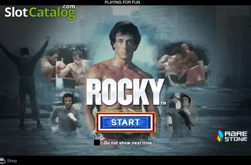 Οθόνη2. Rocky (Rarestone Gaming) Κουλοχέρης