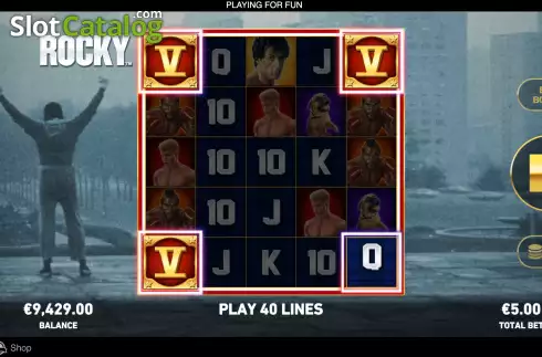 Οθόνη6. Rocky (Rarestone Gaming) Κουλοχέρης