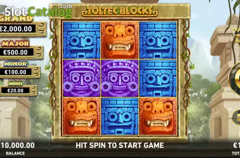 Οθόνη3. Fire Blaze: Toltec Blocks Κουλοχέρης