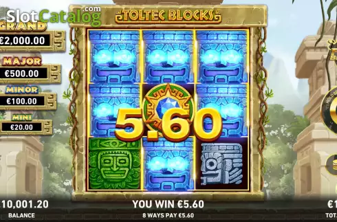 Οθόνη4. Fire Blaze: Toltec Blocks Κουλοχέρης