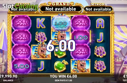 Οθόνη5. Gold Splash: Toots Froots Κουλοχέρης