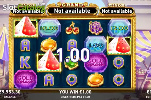 Οθόνη8. Gold Splash: Toots Froots Κουλοχέρης