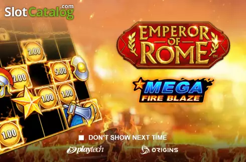 Οθόνη2. Emperor Of Rome Mega Fire Blaze Κουλοχέρης