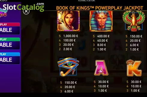 Οθόνη7. Book of Kings: Power Play Κουλοχέρης 