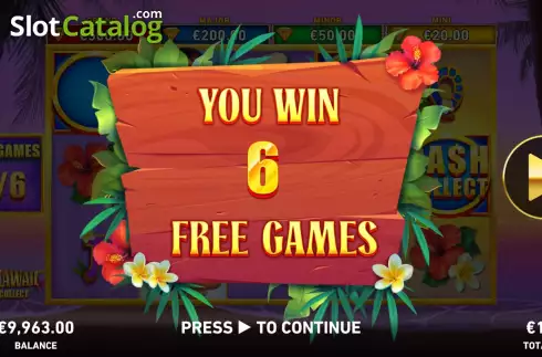 Οθόνη8. Alohawaii: Cash Collect Κουλοχέρης