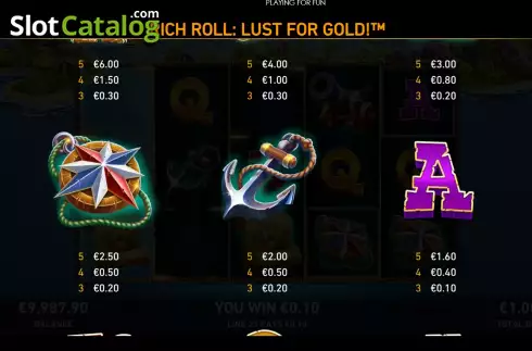 Οθόνη7. Rich Roll: Lust For Gold! Κουλοχέρης 