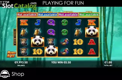 Οθόνη3. Panda Blitz Κουλοχέρης