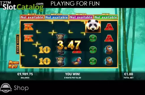 Οθόνη4. Panda Blitz Κουλοχέρης