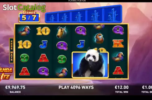 Οθόνη7. Panda Blitz Κουλοχέρης