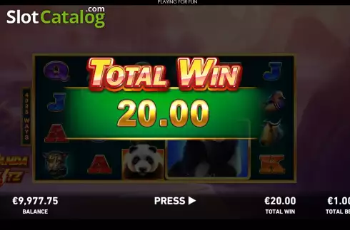 Οθόνη8. Panda Blitz Κουλοχέρης