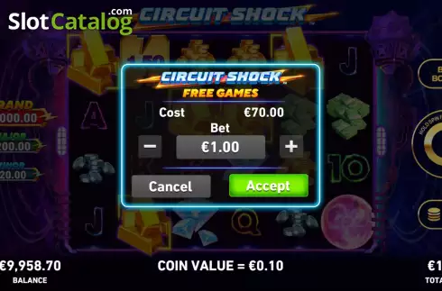 Οθόνη5. Circuit Shock Κουλοχέρης