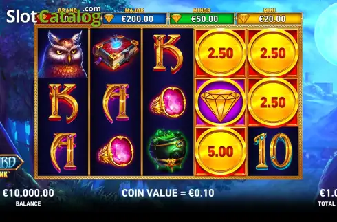 Οθόνη2. Blue Wizard: Cash Collect & Link Κουλοχέρης