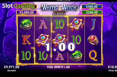 Οθόνη3. Fire Blaze: White Witch Κουλοχέρης