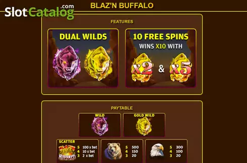 Οθόνη6. Blaz'n Buffalo Κουλοχέρης 