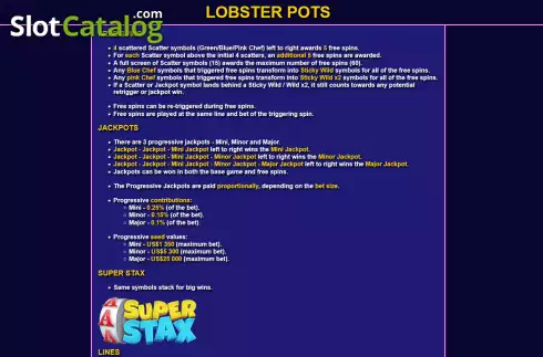 Οθόνη7. Lobster Pots Κουλοχέρης