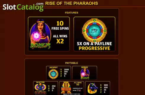 Οθόνη5. Rise of the Pharaohs (Ready Play Gaming) Κουλοχέρης