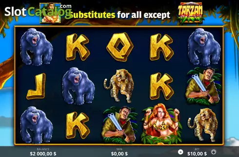 Οθόνη2. Tarzan (Ready Play Gaming) Κουλοχέρης