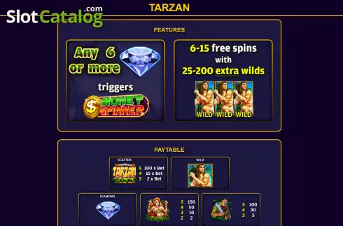 Οθόνη5. Tarzan (Ready Play Gaming) Κουλοχέρης