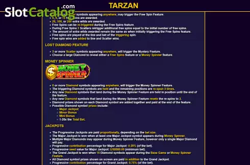 Οθόνη7. Tarzan (Ready Play Gaming) Κουλοχέρης