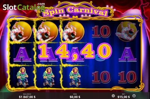 Οθόνη4. Spin Carnival Κουλοχέρης
