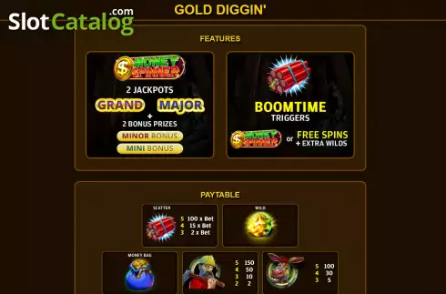 Οθόνη5. Gold Diggin Κουλοχέρης