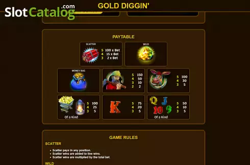 Οθόνη6. Gold Diggin Κουλοχέρης