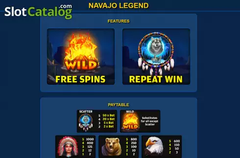 Οθόνη5. Navajo Legend Κουλοχέρης