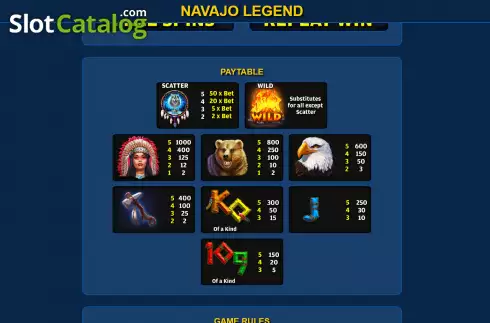 Οθόνη6. Navajo Legend Κουλοχέρης