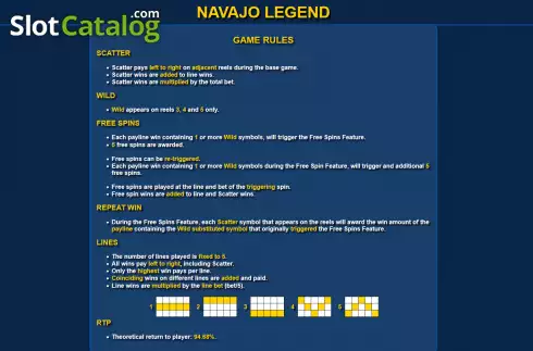 Οθόνη7. Navajo Legend Κουλοχέρης