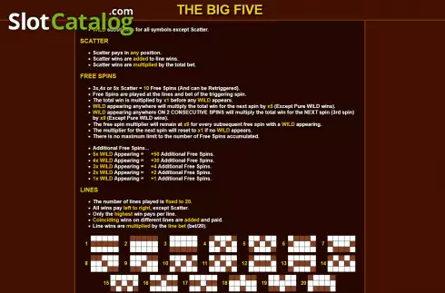 Οθόνη7. The Big Five Κουλοχέρης 