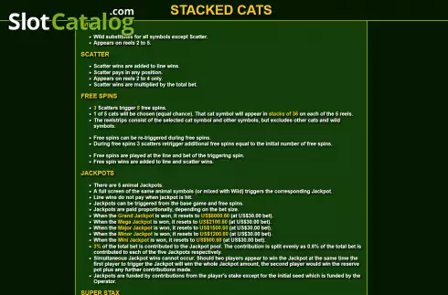 Οθόνη7. Stacked Cats Κουλοχέρης 