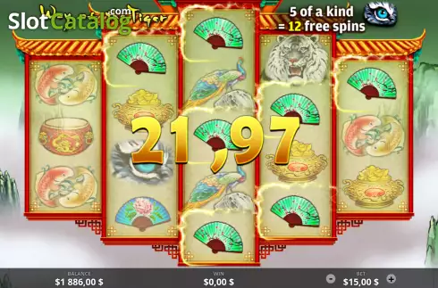 Οθόνη4. Way of the Tiger (Ready Play Gaming) Κουλοχέρης