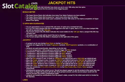 Οθόνη9. Jackpot Hits Κουλοχέρης